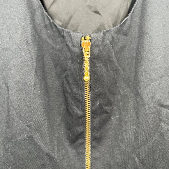 Kate Spade Black Bow Front A-Line Mini Dress | Size 6 - Picture 7 of 7